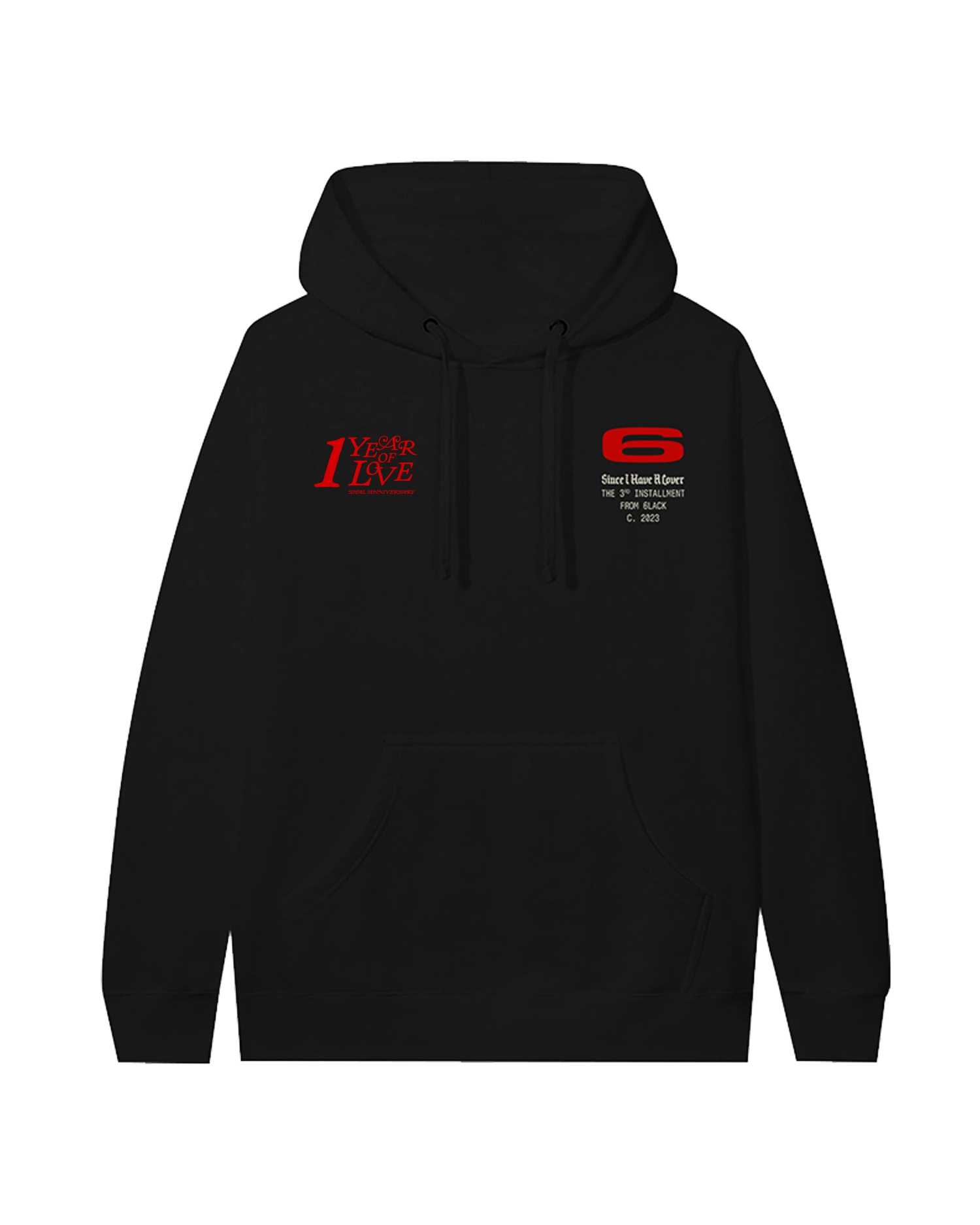 NO MORE LONELY NIGHTS HOODIE Anniversary Edition BLACK