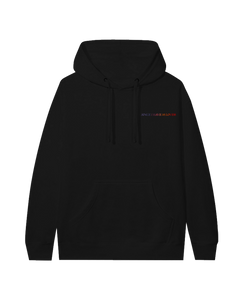SIHAL BLURRED HOODIE - BLACK